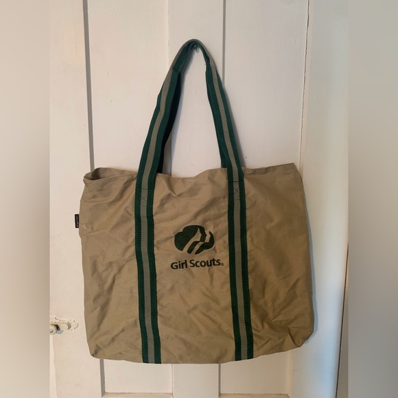 Handbags - Large vintage Girl Scout tote